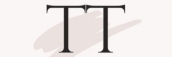 Logo Trauer Tresen mit Großbuchstaben T T