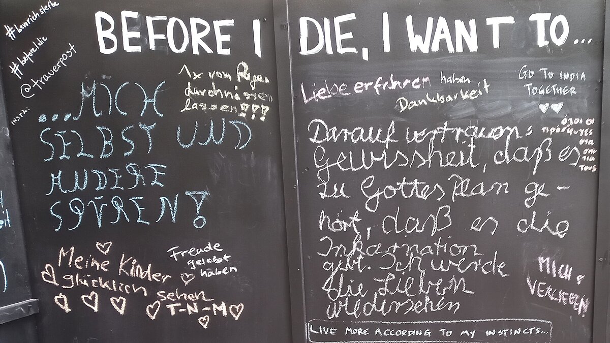 Projekt "Before I die..."