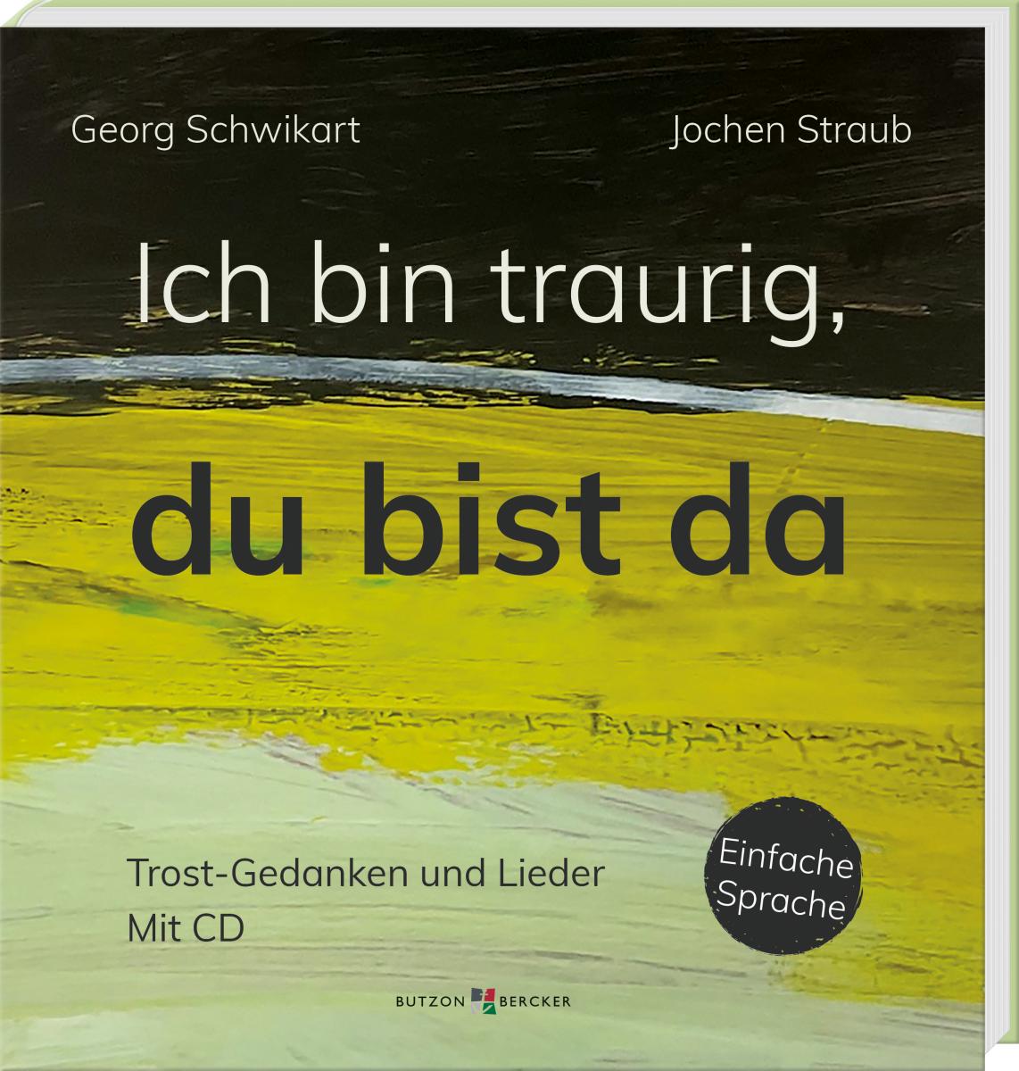 Buchcover mit Farbverlauf und Titel Ich bin traurig, Du bist da